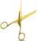 7" Small Gold Scissors Craft Tailor Fabric Brass Scissors, Gold Scissor for Office Multipurpose Stylish, Heavy Duty Golden Scissor, All Purpose Stainless Steel Dressmaker Shears for School Office